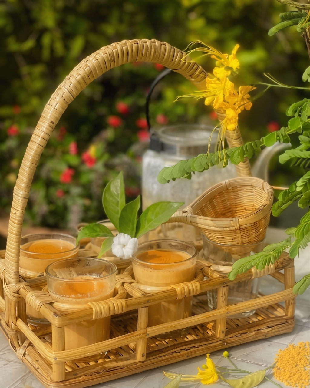 Shoilpik 4-Slot Traditional Tea Holder